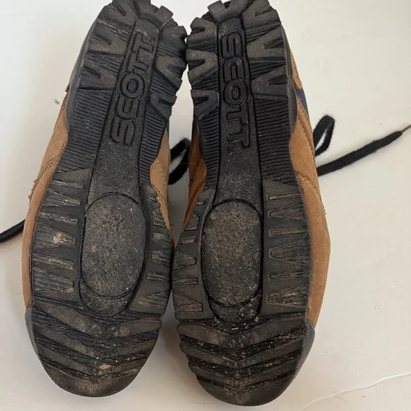 Scott Over the Rock cycling shoes reflective strip heel laces leather covering - Picture 5 of 16